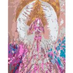 MALUJEŠ Malování podle čísel ANDĚLÉ OD LENKY CONFIDENCE ANGEL Rozměr 30 x 40 cm Rámování vypnuté plátno na rám – Zboží Dáma
