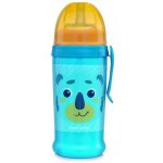 Canpol Babies láhev sportovní s nevylévací slámkou Hello Little zelená 350 ml – Zboží Dáma