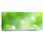 Sablio Obraz Zelená abstrakce 2 - 110x50 cm – Hledejceny.cz