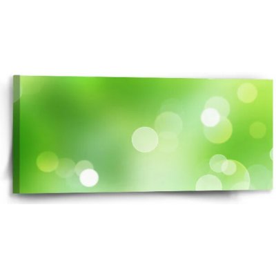 Sablio Obraz Zelená abstrakce 2 - 110x50 cm – Hledejceny.cz
