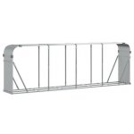 VidaXL Pozinkovaná ocel 300 x 45 x 100 cm stříbrný – Zboží Dáma