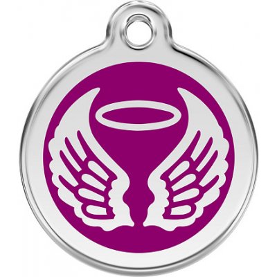 Red Dingo Andělská křídla fialová velikost známky S 20 mm – Zboží Dáma