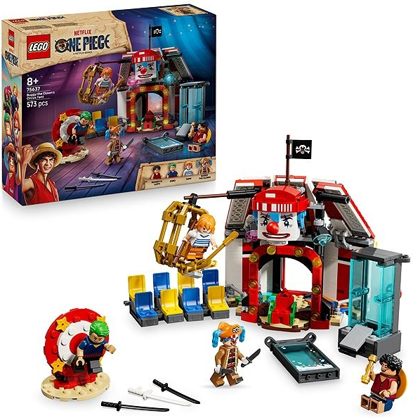 LEGO ONE PIECE 75637 Klaun Buggy a jeho cirkusový stan