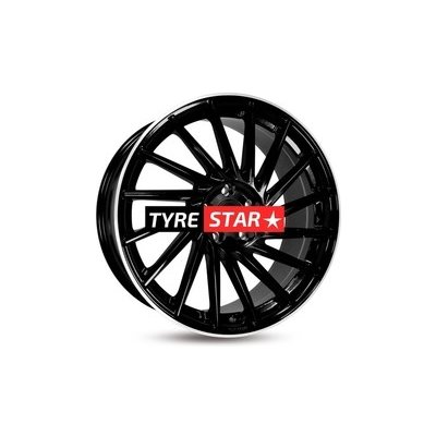 KESKIN KT17 8x19 5x120 ET35 black lip polished – Hledejceny.cz