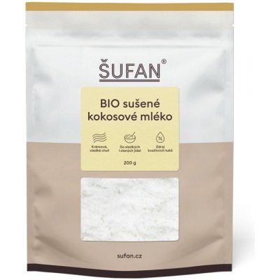 Šufan Bio Kokosové mléko sušené 200 g – Zboží Dáma