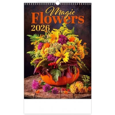 Magic Flowers nástěnný 2026 – Sleviste.cz