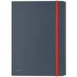 Leitz Cosy A4 Desky s chlopněmi a gumičkou a vnitřní kapsou šedé 1 ks – Zboží Mobilmania