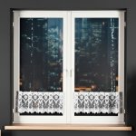 Dekorační metrážová vitrážová záclona IVANA - MILA bílá výška 30 cm MyBestHome – Sleviste.cz