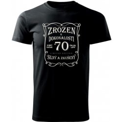 Zrozen k dokonalosti 70 Klasické pánské triko černá