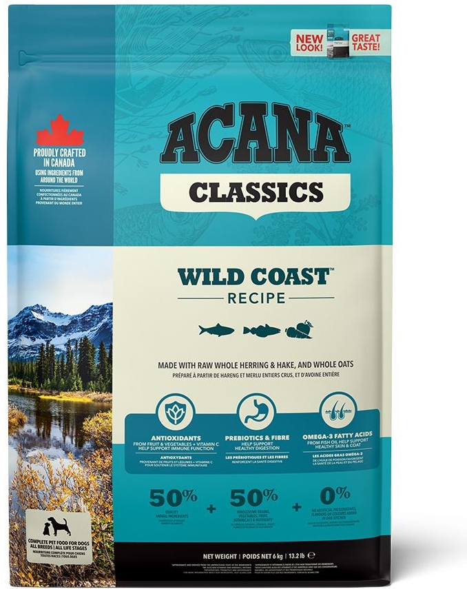 Acana Classics Wild Coast 2 x 6 kg