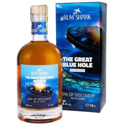 Rum Shark Era of Discovery Belize The Great Blue Hole UFO 1 65,5% 0,7 l (karton)