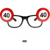 Párty brýle Tarra Brýle dopravní značka 40