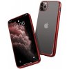 Pouzdro a kryt na mobilní telefon Pouzdro FORCELL Electro Matt Apple iPhone 12 Pro Max - gumové - čiré / červené