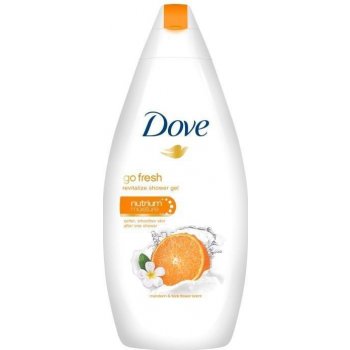 Dove Go Fresh sprchový gel s vůní mandarinky a květu tiaré 250 ml