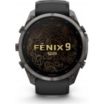 Garmin Fenix 9 Pro 51 mm AMOLED Carbon Gray DLC Titanium Black/Pebble 010-04337-16 – Zboží Živě