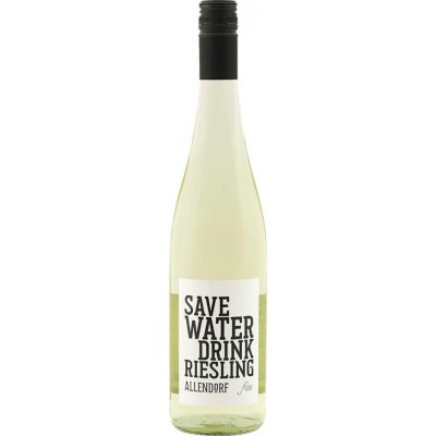Allendorf Save Water Drink Riesling free Suché bílé Neročníkové 0,5% 0,75 l (holá láhev) – Hledejceny.cz