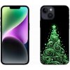 Pouzdro a kryt na mobilní telefon Apple mmCase Gelové iPhone 14 - neonový vánoční stromek 3