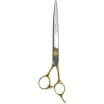 Tauro Pro Line Nůžky Janita Plunge rovné zlaté kroužky 18 cm – Hledejceny.cz