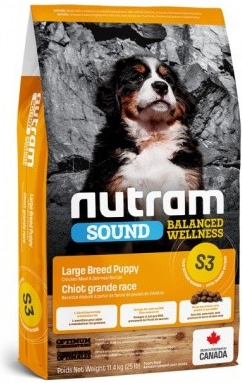 Nutram S3 Sound Large Breed Puppy 2 x 11,4 kg