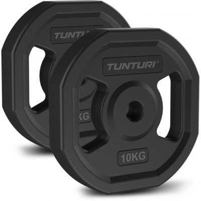TUNTURI Kotouč TPU Aerobic 10kg 30 mm černý - pár – Hledejceny.cz