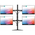 CONNECT IT QuadroArm stolní držák na 4 monitory, ČERNÝ - CMF-3404-BK – Zboží Živě