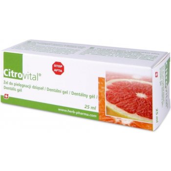 HerbPharma Citrovital Dentální gel pro dospělé 25 ml