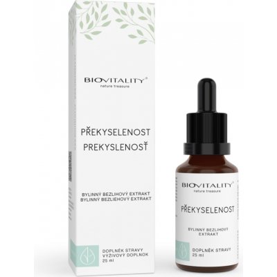 Green idea Překyselenost bezlihová tinktura kapky 25 ml – Hledejceny.cz
