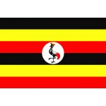 Státní vlajka Uganda tištěná venkovní Alerion – Hledejceny.cz