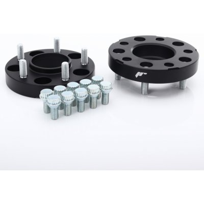JR Wheels Rozšiřovací podložka se štefty M12x1,5 šíře 20mm, 5x112 střed 57,1 57,1 černá | Zboží Auto
