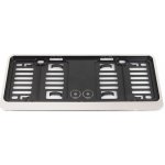 Podložka pod SPZ malá ČERNÁ - CHROM – Hledejceny.cz