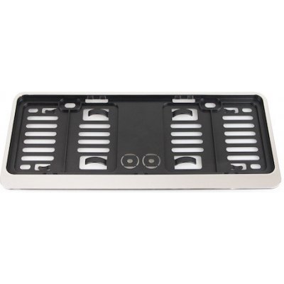 Podložka pod SPZ malá ČERNÁ - CHROM – Hledejceny.cz