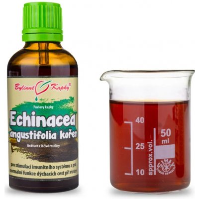 Bylinné kapky Echinacea angustifolia kořen třapatka úzkolistátinktura 50 ml – Hledejceny.cz