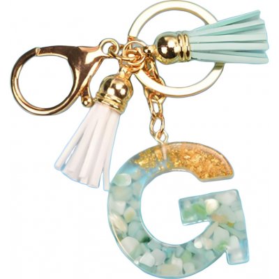 Přívěsek na klíče a kabelku Letter Písmeno G