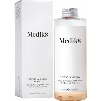 MEDIK8 Press & Glow Refill Exfoliační PHA tonikum náhradní náplň 200 ml