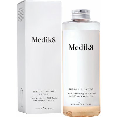 MEDIK8 Press & Glow Refill Exfoliační PHA tonikum náhradní náplň 200 ml – Zbozi.Blesk.cz