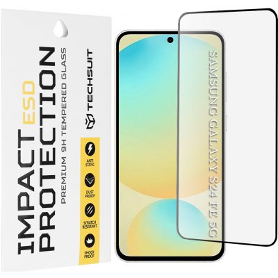 Techsuit ESD sklo Samsung Galaxy S24 FE černé 162155 – Zboží Živě