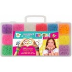 Udělej si náramek Gumičky Loom Bands 1440ks set s doplňky mix barev – Zboží Dáma