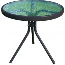 Kondela HABIR Zahradní konferenční stolek, cen oceli / tvrzené sklo