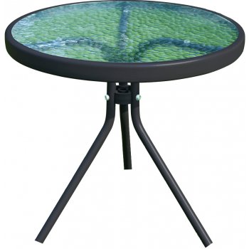 Kondela HABIR Zahradní konferenční stolek, cen oceli / tvrzené sklo