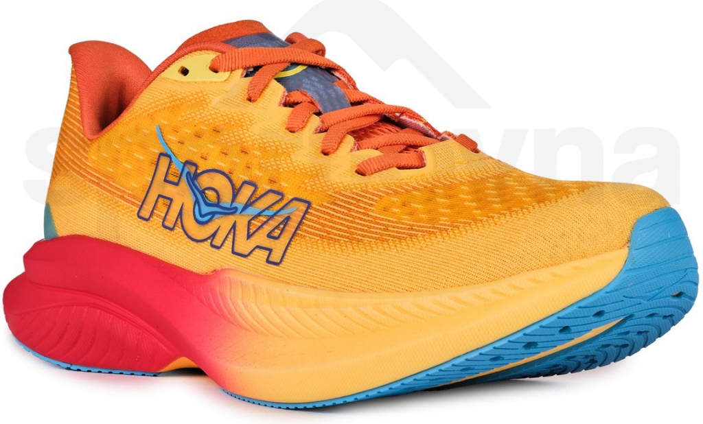 Hoka one one Mach 6 poppy squash