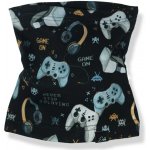 ESITO Bavlněný nákrčník Game on černý – Zboží Mobilmania