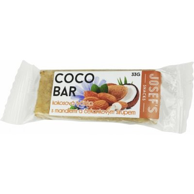 Josef's snacks Mandlová tyčinka 33 g – Zboží Dáma