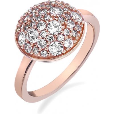 Hot Diamonds Stříbrný prsten Emozioni Bouquet Rose Gold ER012 K o 50 b – Zboží Mobilmania
