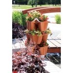 Prosperplast Květináč truhlík na zábradlí CROWN antracit 58 cm – Hledejceny.cz