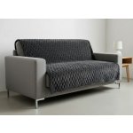 Mybesthome Přehoz na sedačku - pohovku FLANELA šedá 170x210 cm – Zboží Dáma