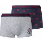 Pánské boxerky 2 kusy šedá / navy modrá – Hledejceny.cz