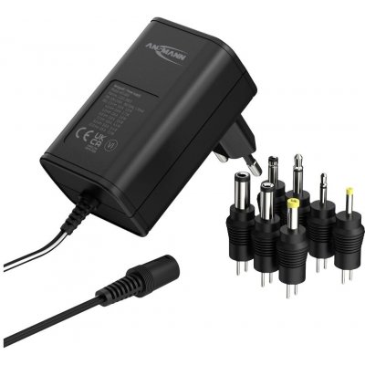 Ansmann 1201-0022 zásuvkový napájecí adaptér, nastavitelný, 12 V/DC, 9 V/DC, 7.5 V/DC, 6 V, 4.5 V/DC, 3 V, 600 mA, 7.20 – Hledejceny.cz