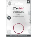 KnitPro Nerezové bezpamětové lanko purple 100 Cm – Hledejceny.cz