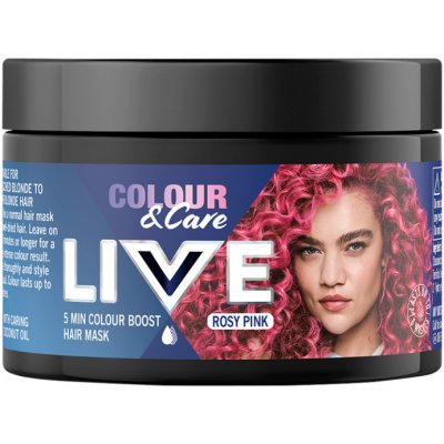 Schwarzkopf Live Colour & Care Rosy Pink barvicí maska na vlasy 150 ml