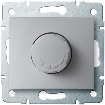 Kanlux 24846 DOMO Otočný stmívač 500W s filtrem - stříbrná – Zboží Mobilmania